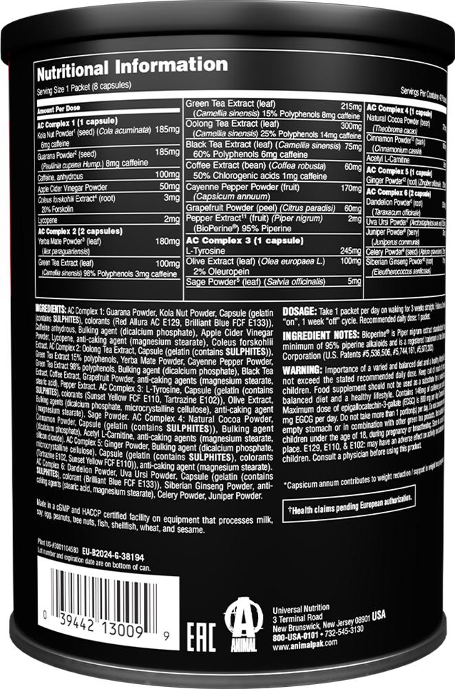 Animal Advanced Cuts - 42 packs