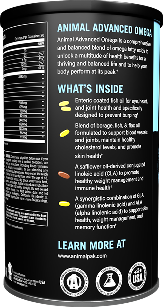Animal Advanced Omega - 30 packs