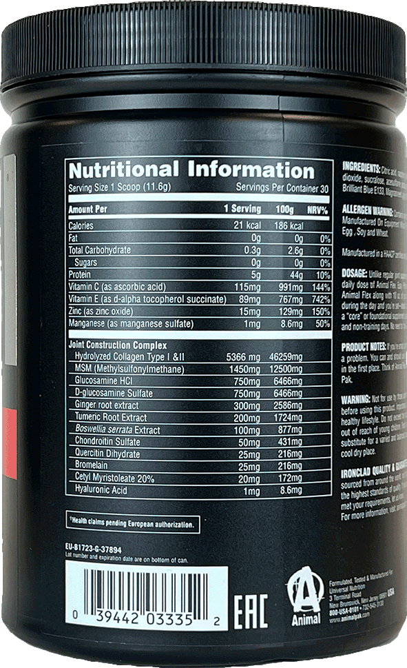 Animal Flex Powder - 30 servings