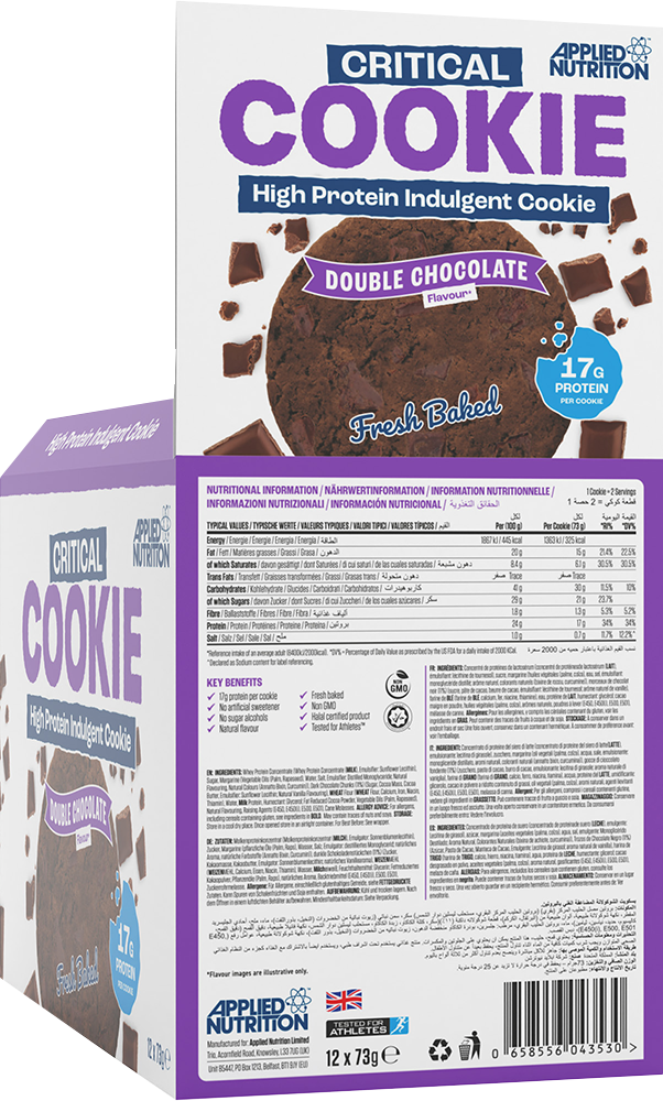 Applied Nutrition Critical Cookie - 12 x 73 g