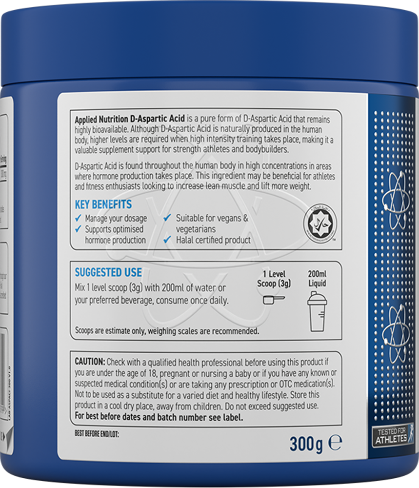 Applied Nutrition D-Aspartic Acid - 300 g