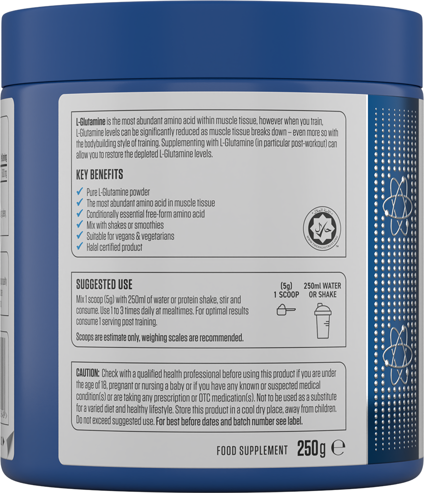 Applied Nutrition L-Glutamine Powder - 250 g