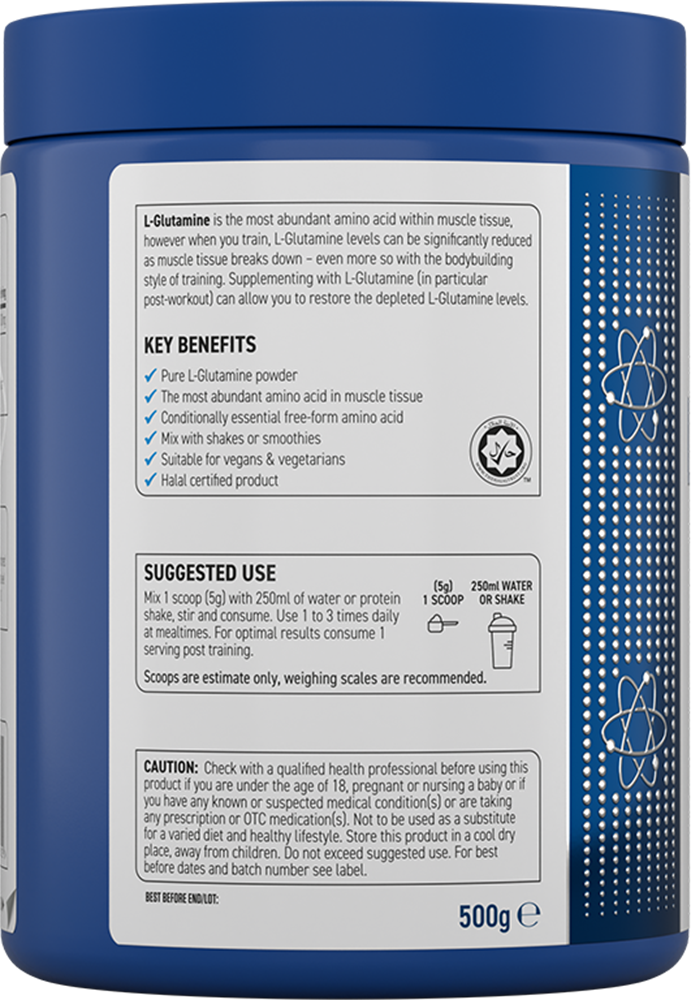 Applied Nutrition L-Glutamine Powder - 500 g