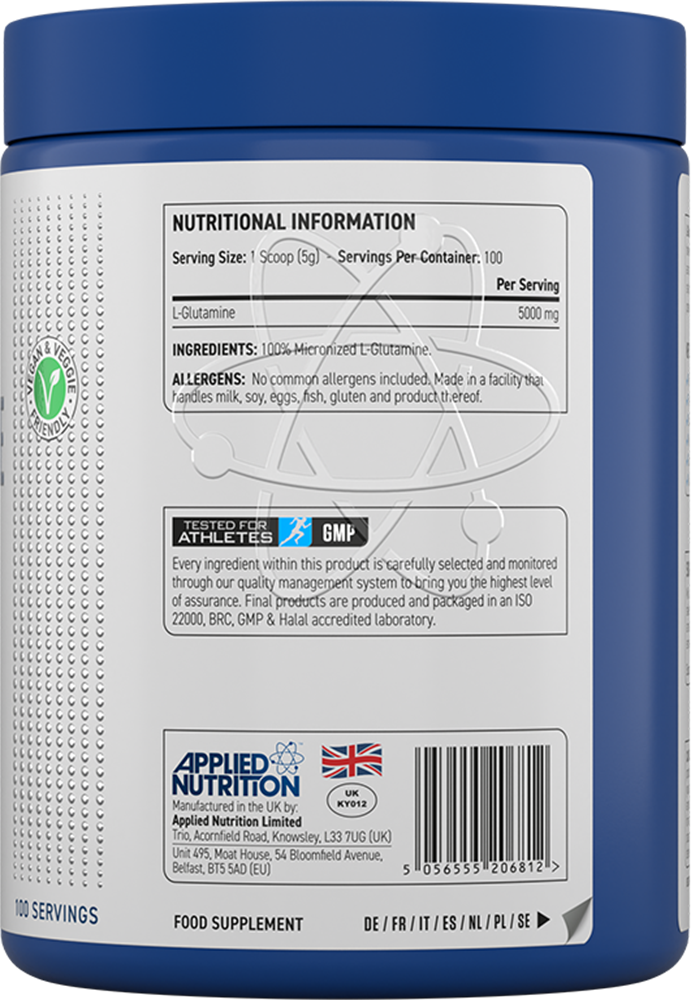 Applied Nutrition L-Glutamine Powder - 500 g