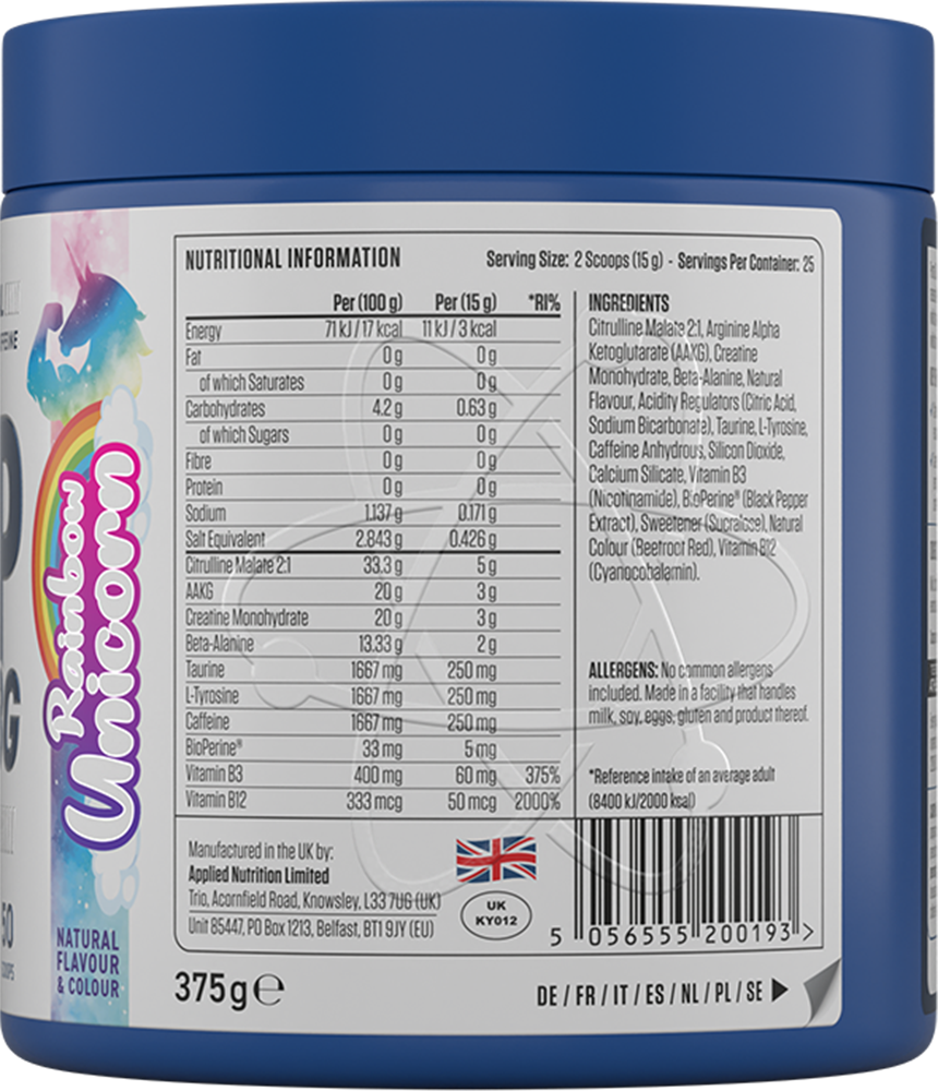 Applied Nutrition Pump 3G Pre-workout - 375 g