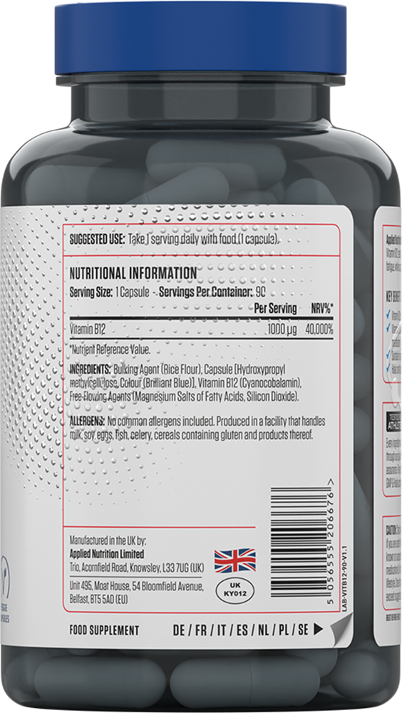Applied Nutrition Vitamin B12 - 90 caps