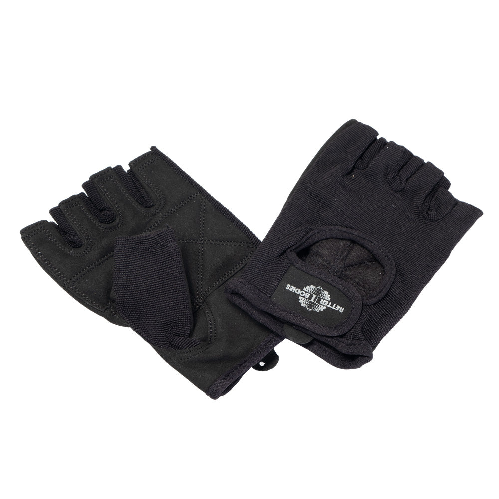 Better Bodies Basic Gym Gloves Black - S