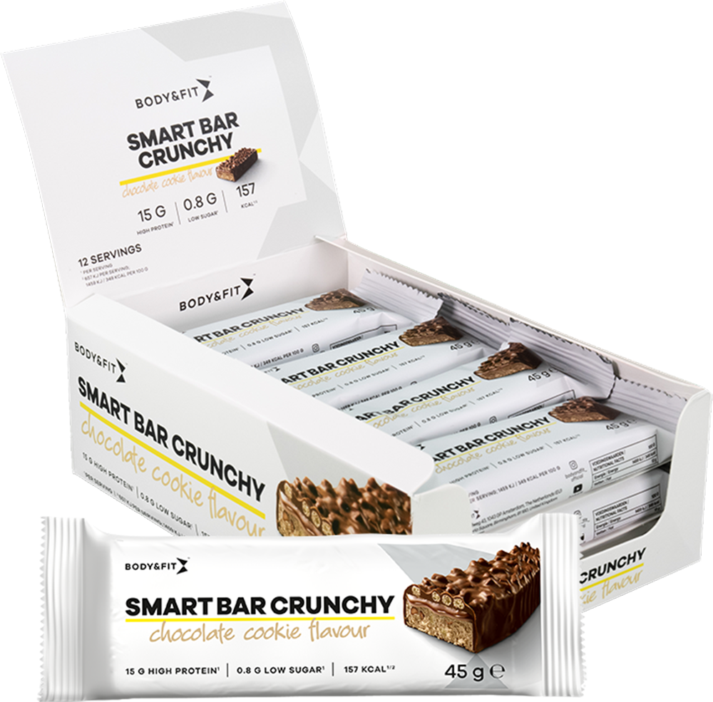 Body & Fit Protein Bar Crunchy - 12 x 45 g