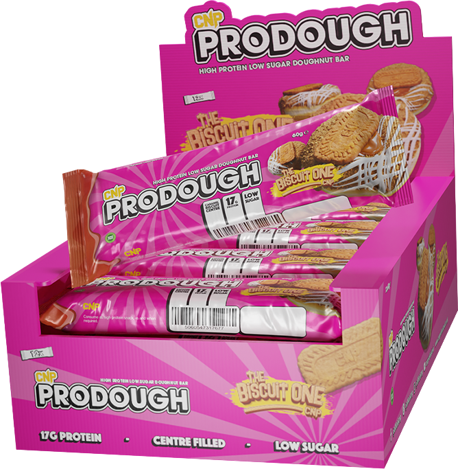 CNP ProDough Doughnut Bars - 12 x 60 g