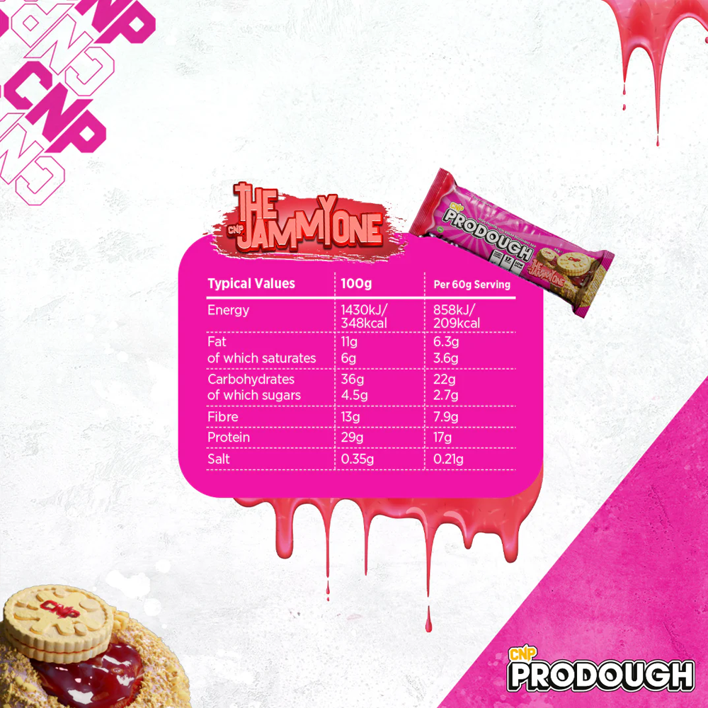 CNP ProDough Doughnut Bars - 12 x 60 g