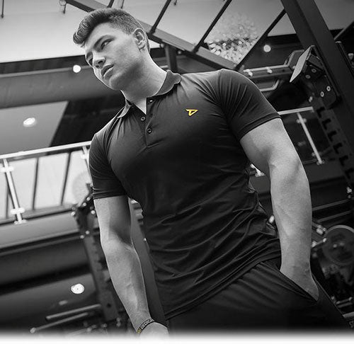 Dedicated Dry-Fit Black Polo - S