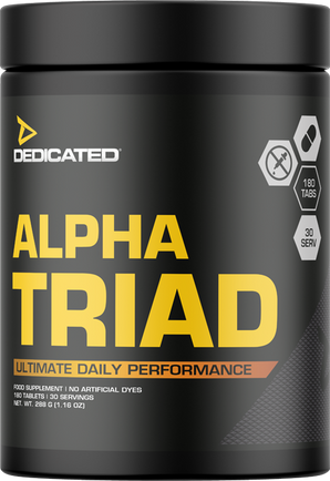 Dedicated Nutrition Alpha Triad - 180 tabs