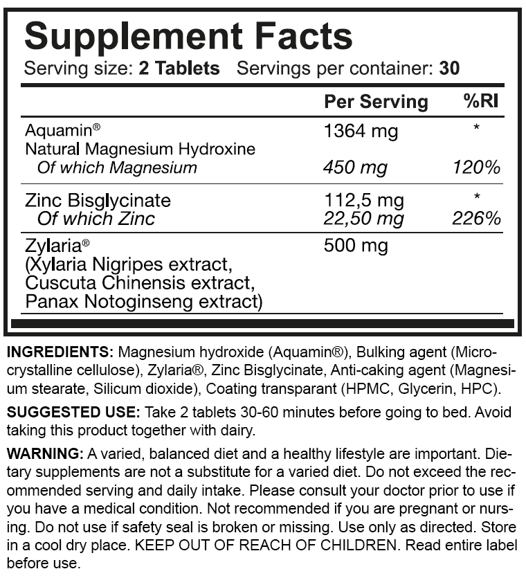 Dedicated Nutrition ZM-z - 60 tabs