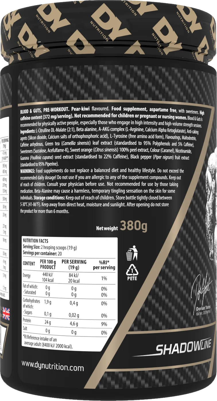 DY Nutrition Blood & Guts - 380 g