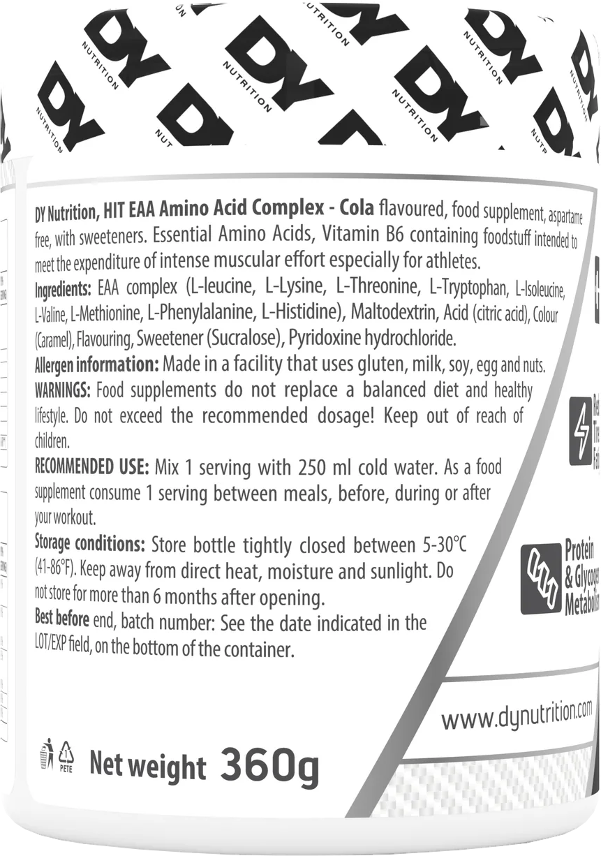 DY Nutrition HIT EAA Amino Acid Complex - 360 g