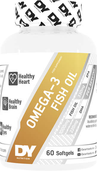 DY Nutrition Omega 3 Fish Oil - 60 gels