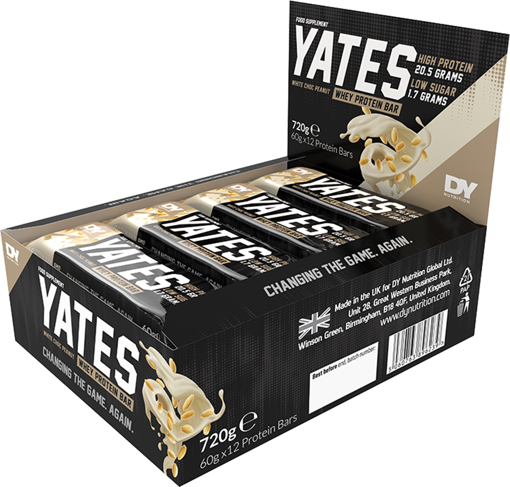 DY Nutrition Whey Protein Bar - 12 x 60 g
