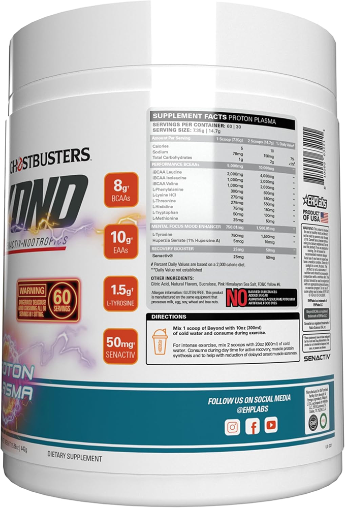 EHP Labs Beyond BCAA+EAA Intra-Workout - 60 servings