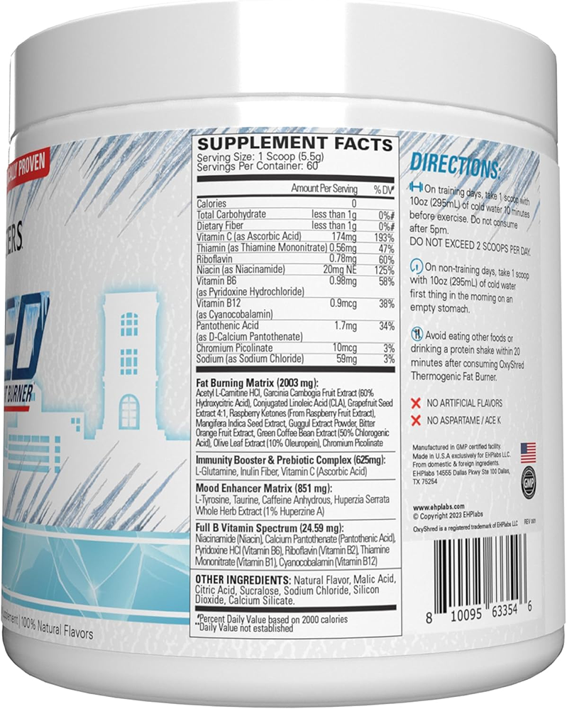 EHP Labs OxyShred - 60 servings
