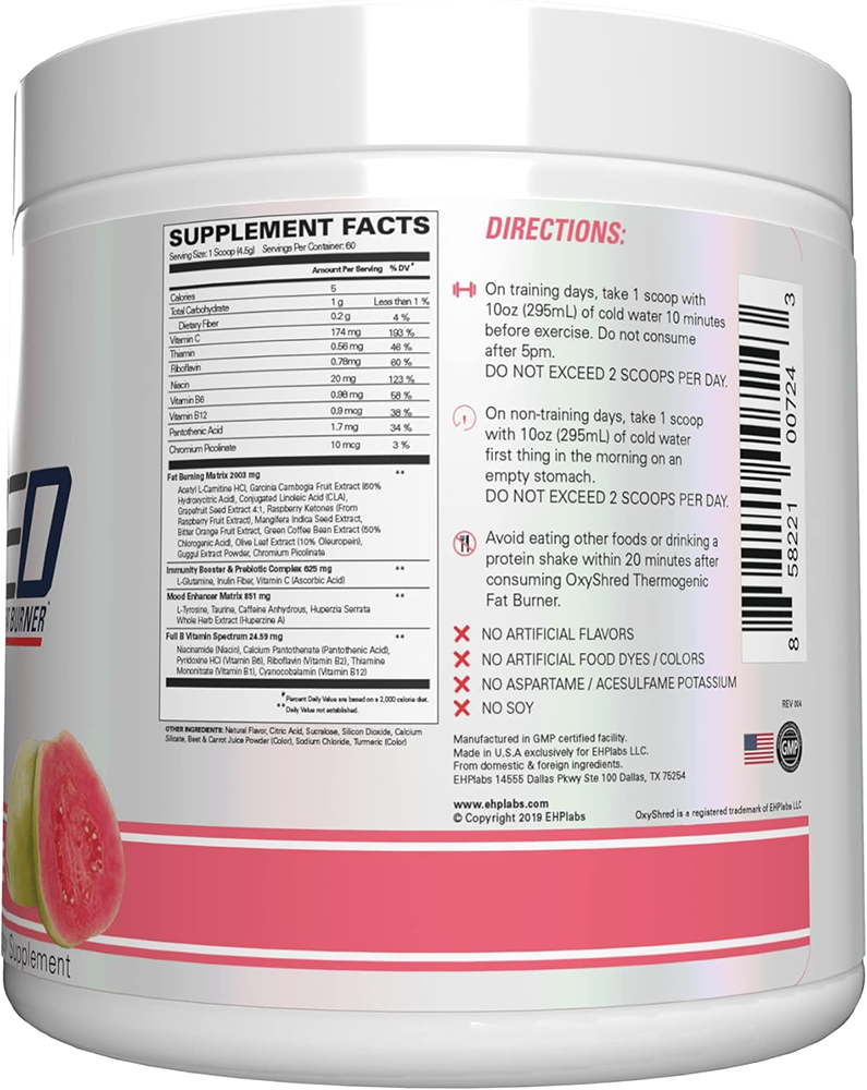 EHP Labs OxyShred - 60 servings