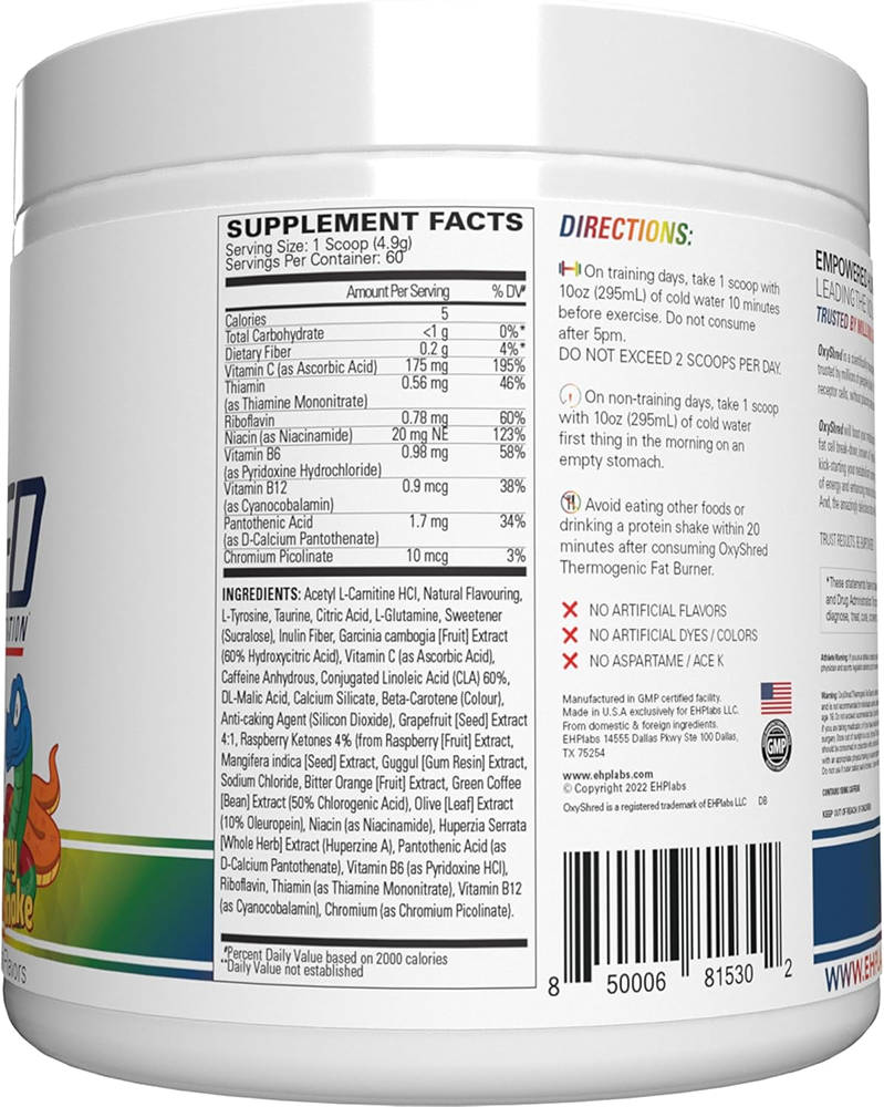 EHP Labs OxyShred - 60 servings