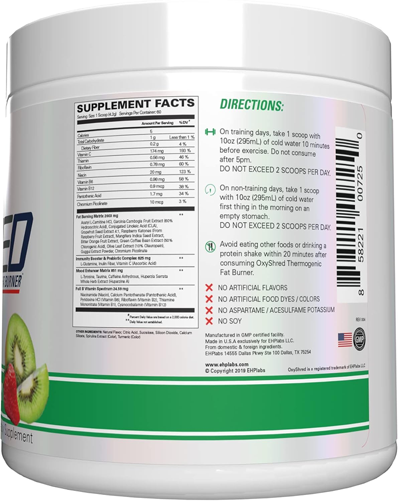 EHP Labs OxyShred - 60 servings