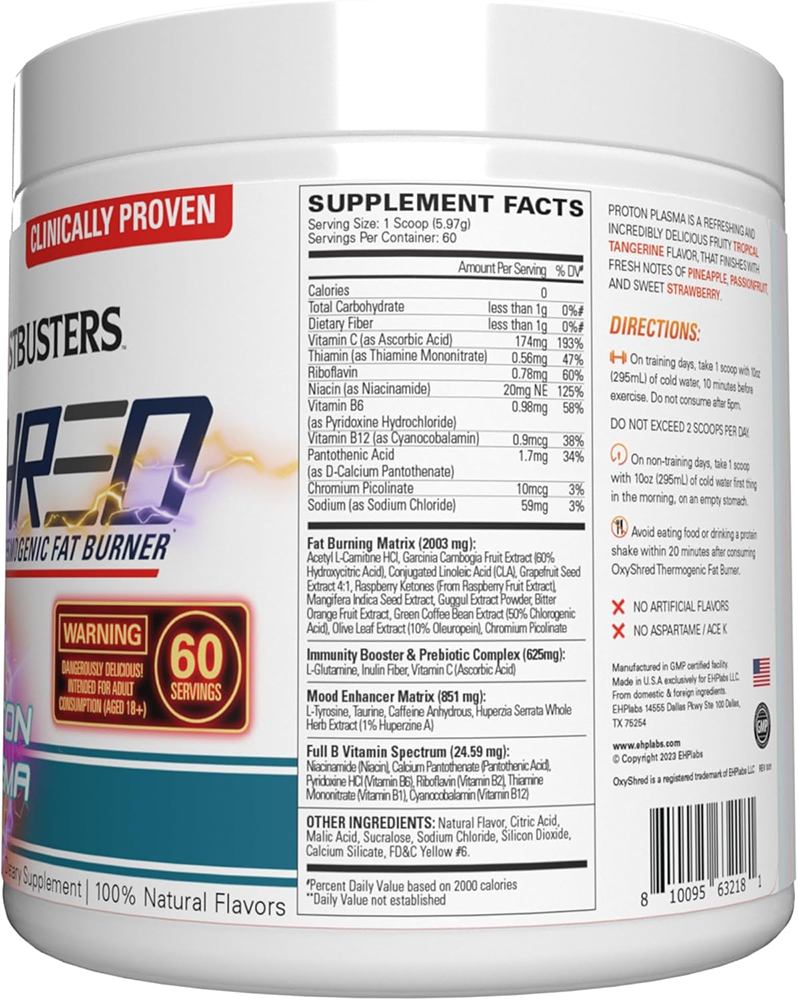 EHP Labs OxyShred - 60 servings