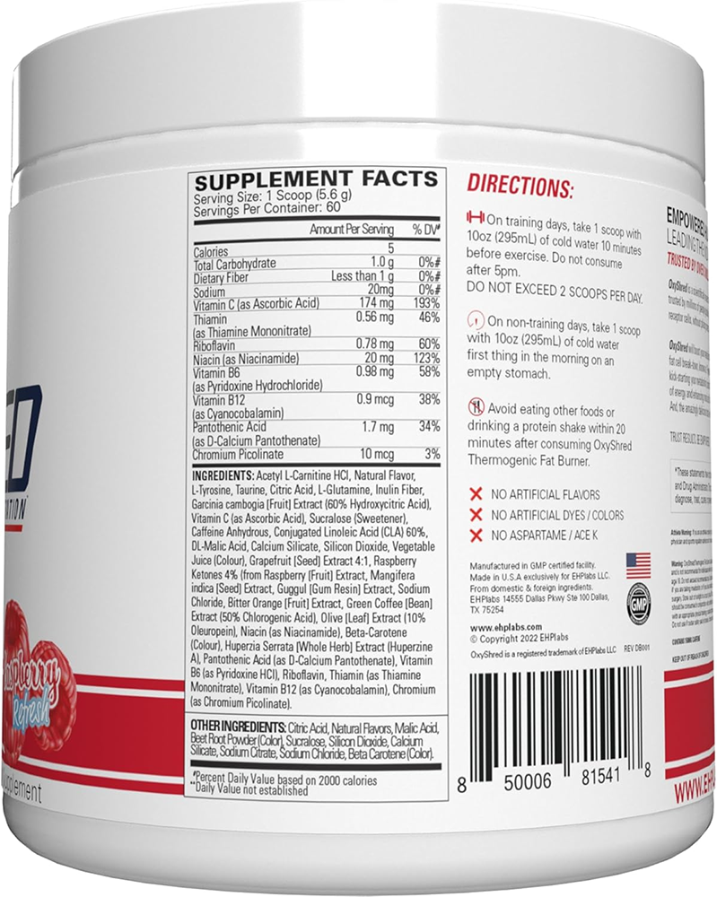 EHP Labs OxyShred - 60 servings