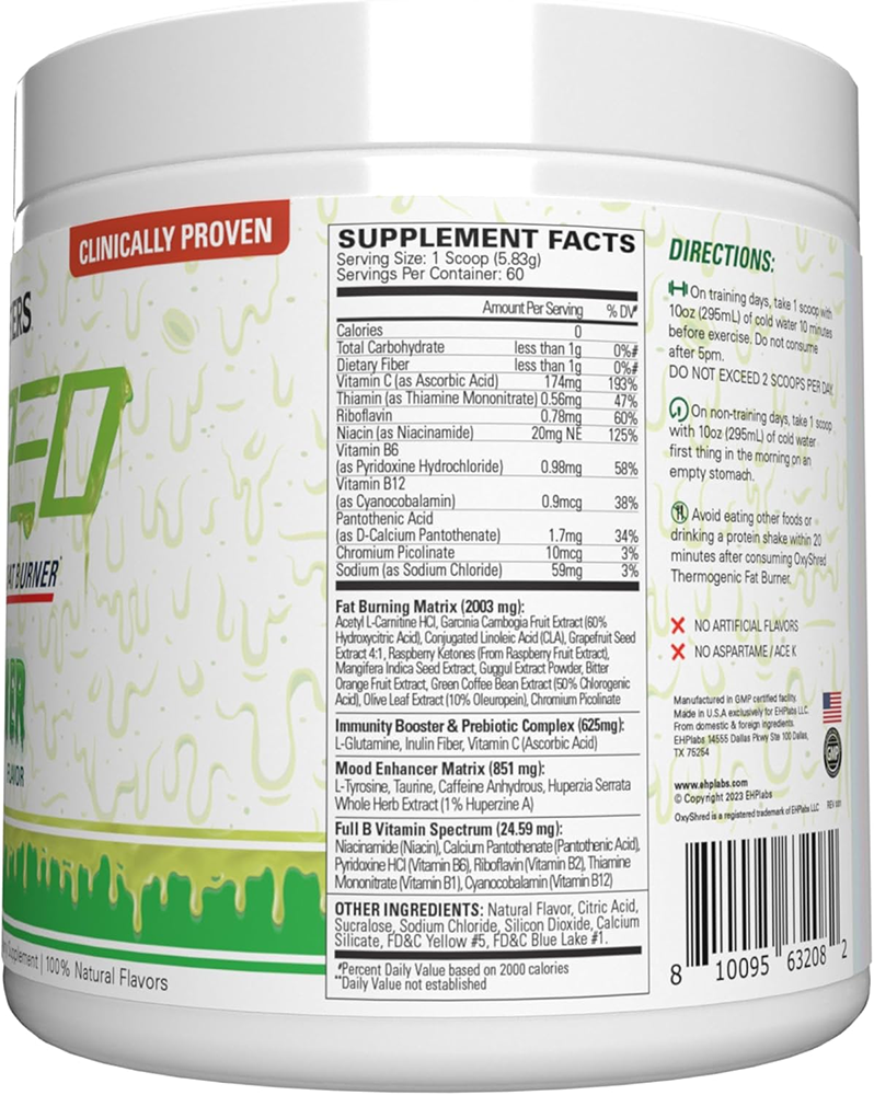 EHP Labs OxyShred - 60 servings