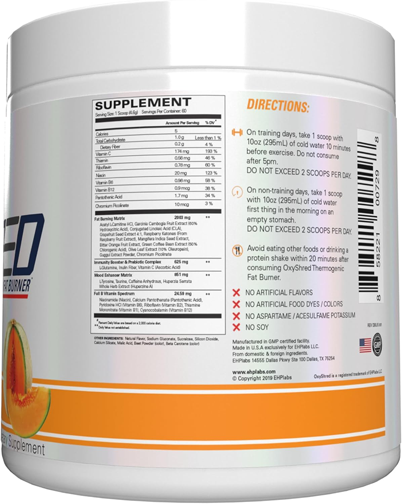 EHP Labs OxyShred - 60 servings