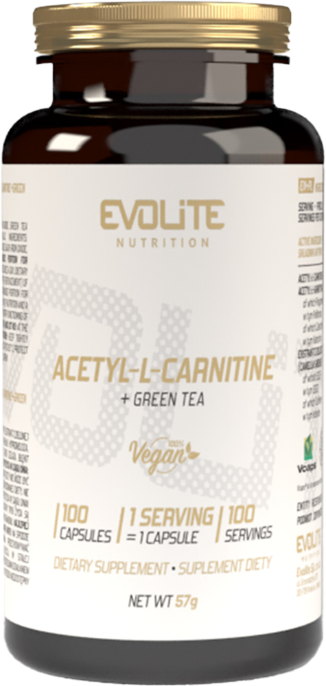 Evolite Acetyl L-Carnitine HCL - 100 caps