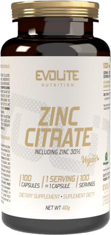 Evolite Zinc Citrate 50 mg - 100 caps
