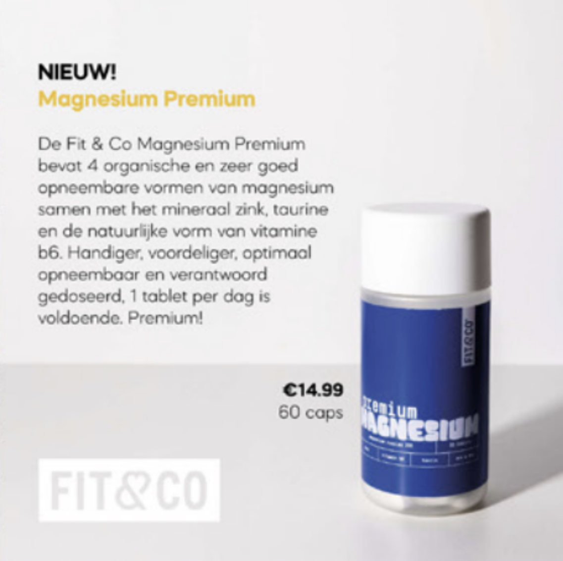 Fit & Co Premium Magnesium - 60 tabs