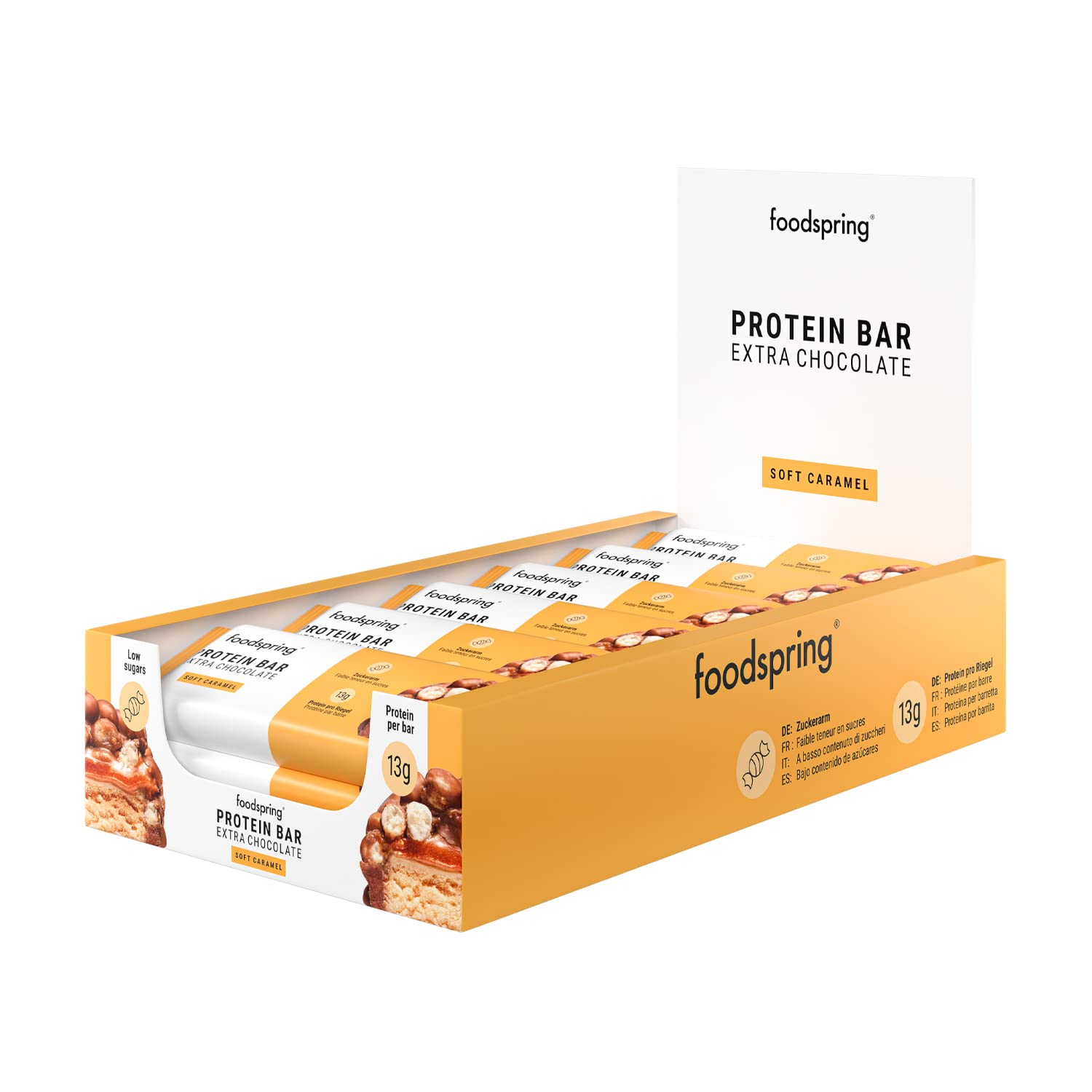 Foodspring Protein Bar Extra Chocolate - 12 x 45 g