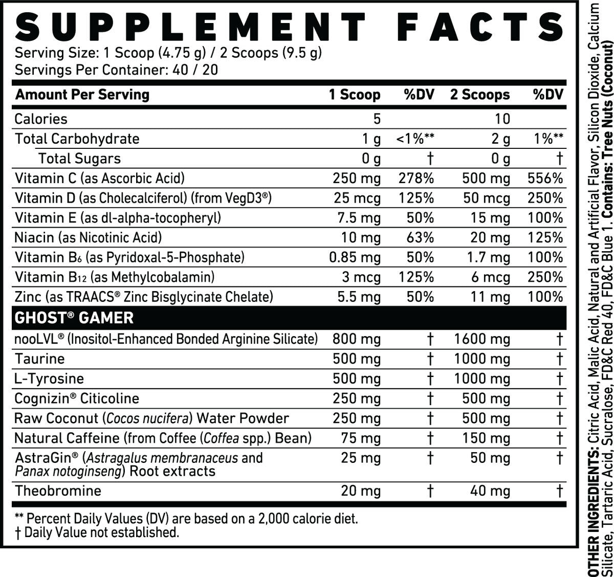Ghost Gamer - 40 servings