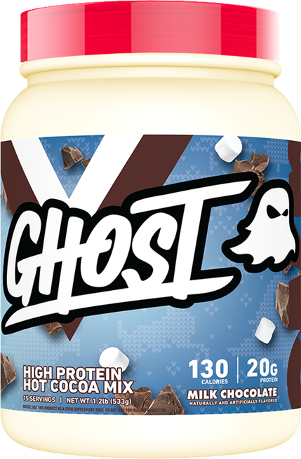 Ghost High Protein Hot Cocoa Mix - 15 Servings - Milk Chocolate