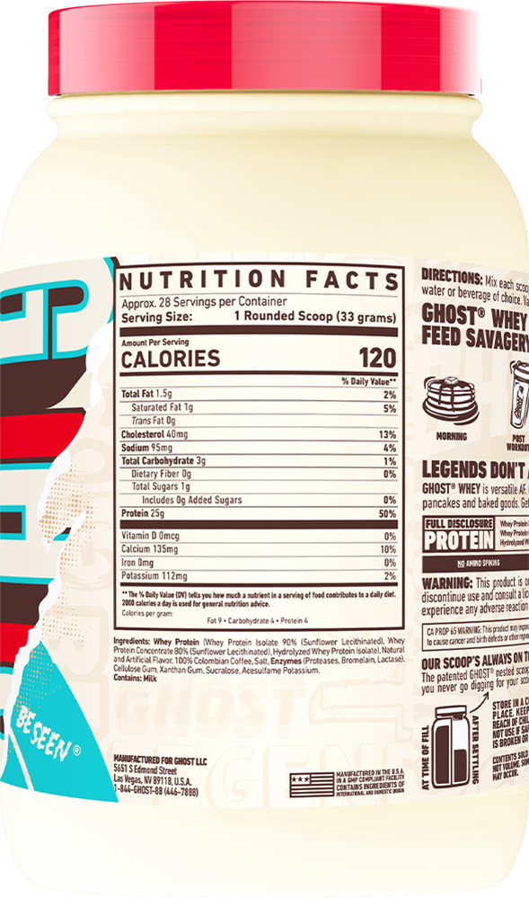 Ghost Whey - 26-28 servings