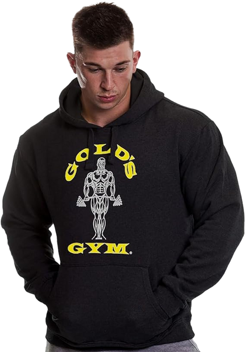 GGSWT006 Gold's Gym Pull Over Hoodie - S - Black
