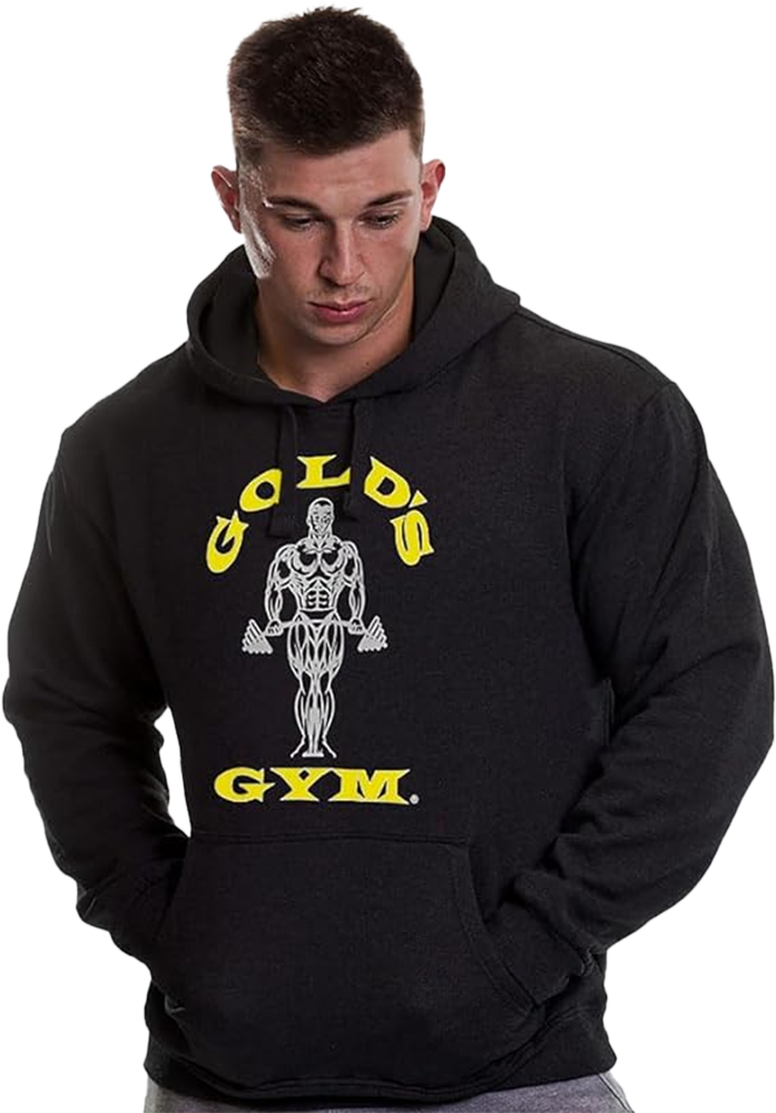 GGSWT006 Gold's Gym Pull Over Hoodie - S - Black