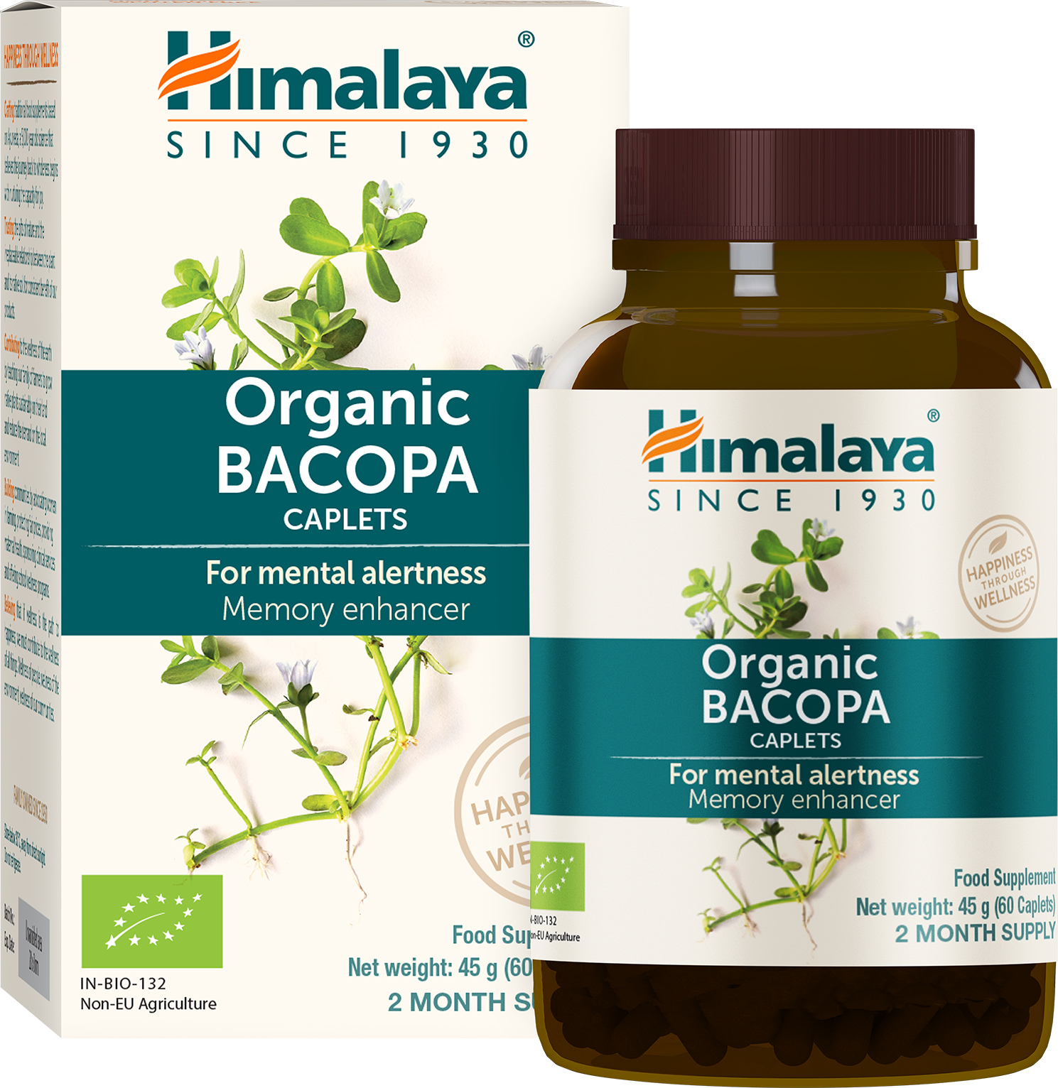 Himalaya Organic Bacopa - 60 caps