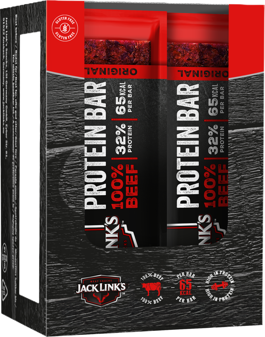 Jack Link's Protein Bar - 14 x 22,5 g - Original