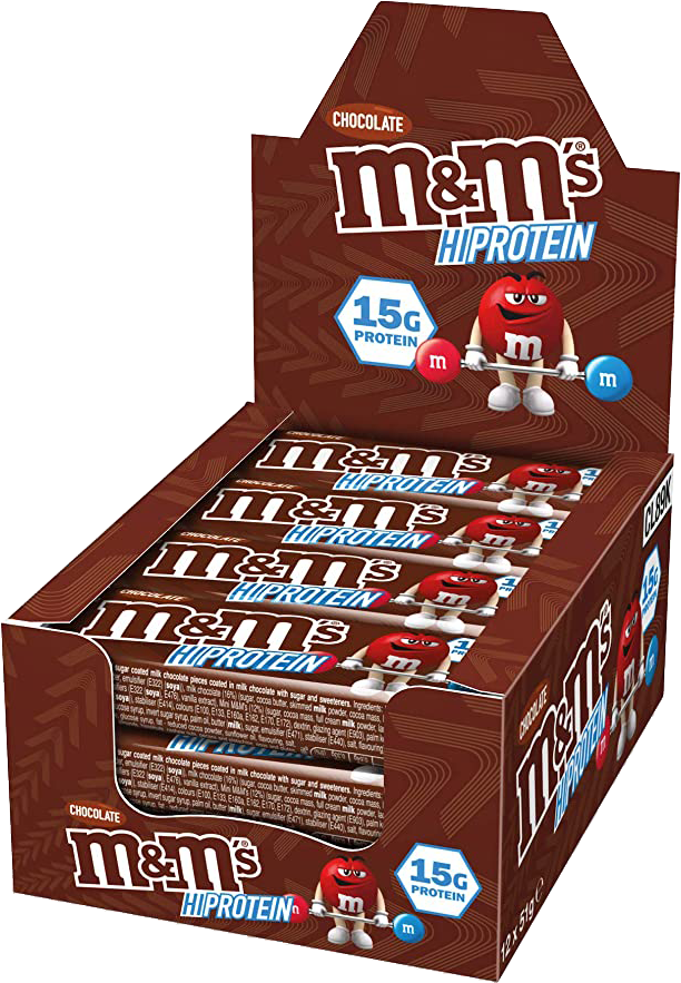 M&M's HiProtein Bar - 12 x 51 g