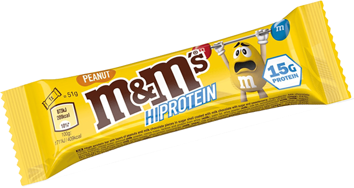 M&M's HiProtein Bar - 12 x 51 g