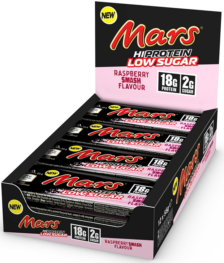 Mars HiProtein Low Sugar Bar - 12 x 57 g