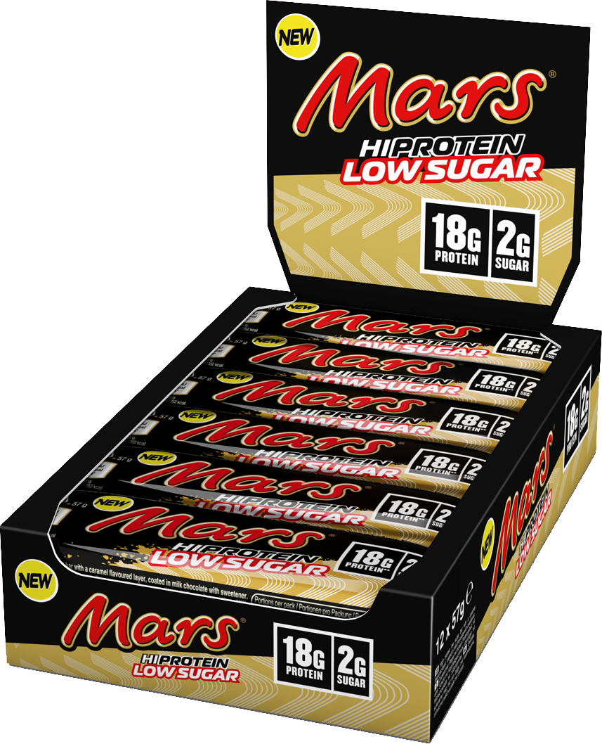 Mars HiProtein Low Sugar Bar - 12 x 57 g