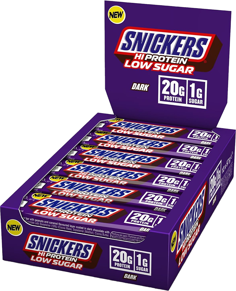 Snickers HiProtein Low Sugar Bar - 12 x 57 g