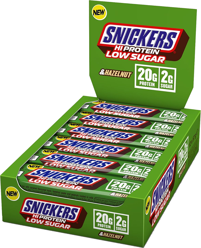 Snickers HiProtein Low Sugar Bar - 12 x 57 g