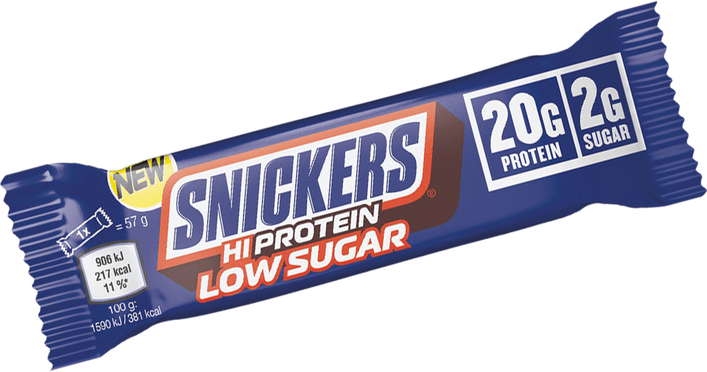 Snickers HiProtein Low Sugar Bar - 12 x 57 g