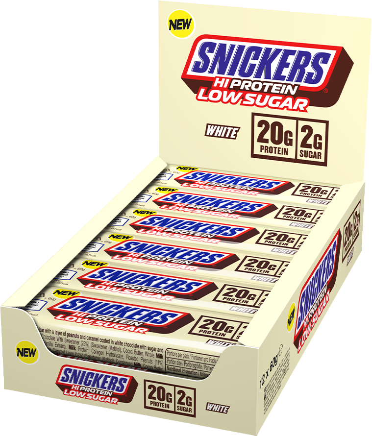 Snickers HiProtein Low Sugar Bar - 12 x 57 g