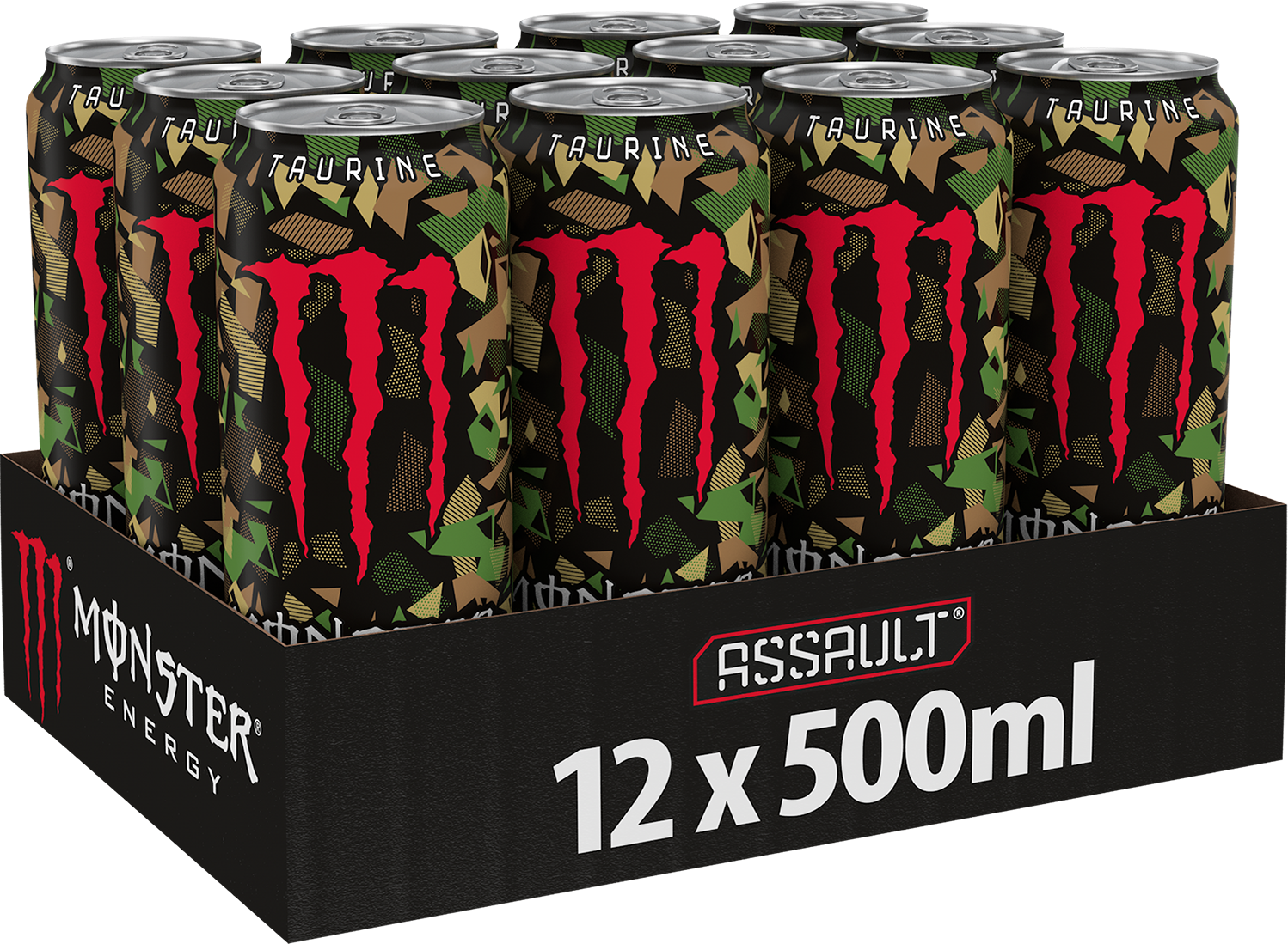 Monster Energy Assault - 12 x 500 ml